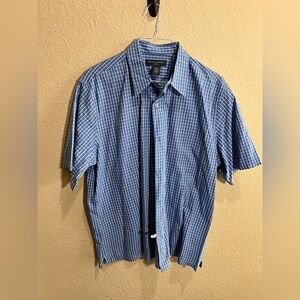 Banana Republic Men's Blue Plaid Shirt
